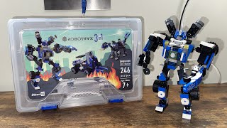 Build it vid Lego robot off brand robotryx brand lego mech blue robot building toy building bricks [upl. by Valencia]