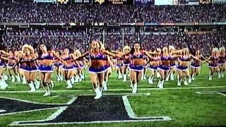 Minnesota Vikings Cheerleaders l 2010 Endzone quotThunderstruckquot [upl. by Ainoet357]