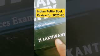 Indian Polity Book Review  Author Laxmikant For Union Public Service Commission [upl. by Direj]