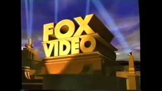 Fox Video 1996 Company Logo VHS Capture [upl. by Yadrahc]