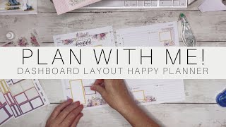 Plan With Me  Happy Planner Dashboard Layout  April 814 2024 [upl. by Asiram]