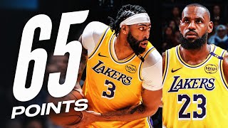 Anthony Davis 38 PTS amp LeBron James 27 PTS TAKEOVER in Toronto 😤 November 1 2024 [upl. by Dorian77]