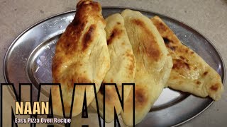 Naan Bread in a Pizza Oven cheekyricho tutorial [upl. by Carolee]