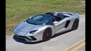 Lamborghini Aventador S ROADSTER 740HP REDEVELOPED BEAST RIDE at Lamborghini Miami [upl. by Yanaton]