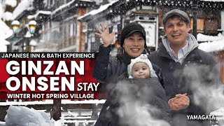 Ginzan Onsen Japanese Inn amp Winter Village Experience  Notoya Ryokan ★ ONLY in JAPAN [upl. by Laumas]