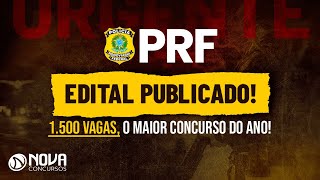 URGENTE PRF  Edital Publicado [upl. by Nyladnor]