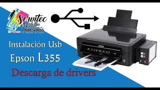 Instalación Epson L355 descarga de drivers [upl. by Anam715]