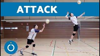 VOLLEYBALL for BEGINNERS 🏐 Volleyball ATTACK Technique [upl. by Aiehtela566]