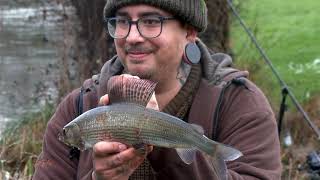 Ledgering on the River Test with Matt and Gareth [upl. by Alyakim]