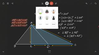 Apollonius Theorem [upl. by Ydner683]