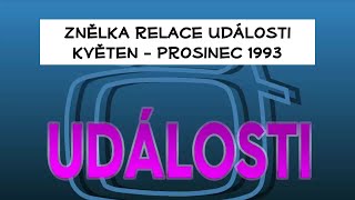 2023 10 — Znělka Události květen–prosinec 1993 [upl. by Kalli]