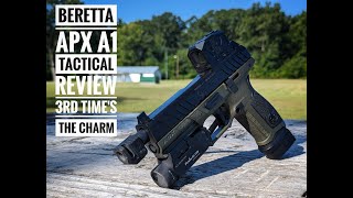 Beretta APX A1 Tactical Review  3rd Times The Charm [upl. by Lessur469]