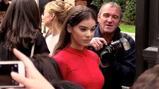 Hailee Steinfeld at 2016 Valentino fashion show in Paris [upl. by Ahsener]