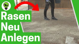 Rasen Neu Anlegen ✅ TOP ANLEITUNG Wie Alten Rasen Entfernen 👉 Boden Vorbereiten amp Grassamen Säen [upl. by Hijoung]