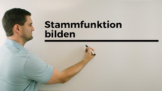 Stammfunktion bilden Integrationsverfahren Integrieren AufleitenÜbersicht  Mathe by Daniel Jung [upl. by Michiko]