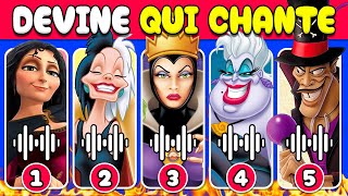 Devine qui CHANTE spécial MÉCHANTS DISNEY 😈🎤🎶 Blind Test Disney [upl. by Bresee]