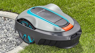 Gardena Robotic Lawnmower Sileno City 250 at Trade Tested [upl. by Otrebogir]