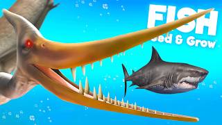 Upgrading NEW Pteranodon in Feed amp Grow Fish [upl. by Minta]