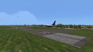 Ryanair landing on Dinard–Pleurtuit airport FSX [upl. by Leafar]