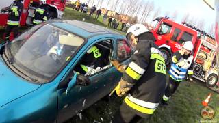 OSP KSRG Brzezinka strażacy podczas działań I Polish Volunteer Firefighters in action [upl. by Anitnemelc]