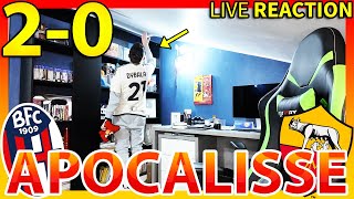 APOCALISSE BOLOGNAROMA 20 LIVE REACTION [upl. by Anirak440]