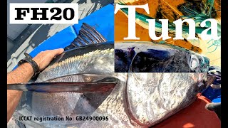 Commercial Atlantic Bluefin Tuna fishing in Cornwall UK  FH20 BFT E1 2024 [upl. by Tryck]