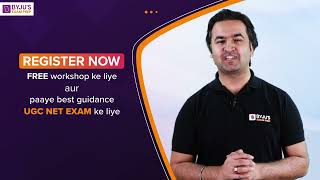 UGC NET Workshop  BYJUS Exam Prep [upl. by Ravilob]