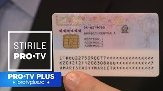 Cum arată noile cărţi de identitate Vor conţine cip amprente şi certificat digital [upl. by Franckot]