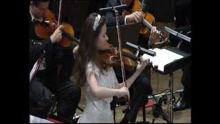 Tchaikovsky  Violin Concerto in D Major 2nd Mov 23  Anna Savkina 14 years old [upl. by Elokyn506]