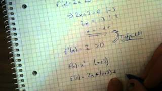 Extremwert berechnen  Mathe Aufgaben [upl. by Annabela328]