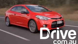 Kia Cerato Koup Review  Drivecomau [upl. by Erdnaid170]