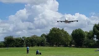 Taken at myrtle avenue Heathrow 15 07 2023 a windy landing [upl. by Nicholson433]