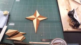 Making Marquetry Stars [upl. by Olraced92]