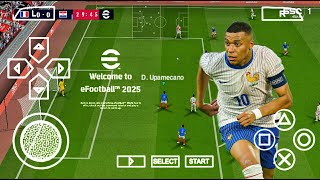 eFOOTBALL PES 2025 PPSSPP ISO CAMERA PS5 ENGLISH VERSION NO SAVE DATA amp NO TEXTURES LATEST UPDATE [upl. by Naujik]