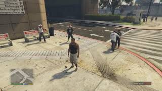 GTA V ballas vs families fight part 3 [upl. by Anikahs114]