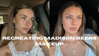 madison beer inspired makeup tutorial [upl. by Amleht529]