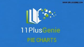 11 Plus Genie Maths  Pie charts [upl. by Nalo258]