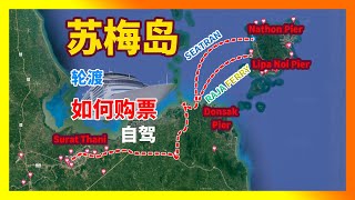 泰国自驾前往苏梅岛 轮渡购票 How to buy Koh Samui Ferry tickets [upl. by Amolap19]