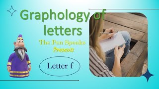 Letter f for thought process planning and execution  a to z graphology of letter f psychology [upl. by Bakemeier]