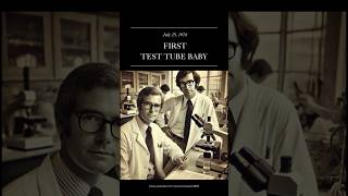 July 25 1978 FIRST TEST TUBE BABYhistoryfacts shortvideo [upl. by Yllod358]