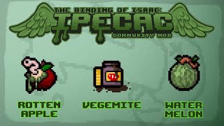 The Binding of Isaac IPECAC Community Mod Item Guide  Rotten Apple Vegemite Watermelon [upl. by Norman773]