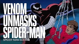 Venom unmasks Spider Man  Spider Man [upl. by Mauretta]