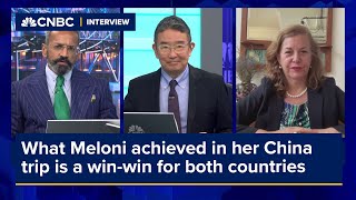 What Meloni achieved in her China trip is a winwin for both countries [upl. by Franciscka]