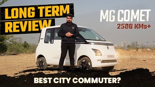 MG Comet EV After 2500 Kms  Long Term Review  Best Electric Car In India [upl. by Phenice]