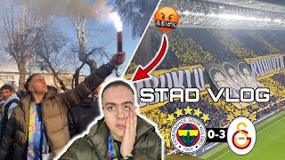 MAÇ SONU ÇOK AĞIR KONUŞTUM 🤬😱  Fenerbahçe 0  3 Galatasaray DERBİ STAD VLOG [upl. by Ahsemo269]