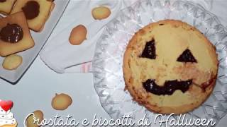 Che dolci fare ad Halloween Crostata e Biscottini Mostruosi Semplicissimi e divertenti [upl. by Irt]