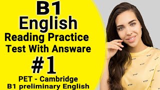 B1 Reading Test With Answers  Full sample  PET succeed in b1 preliminary 2023 exam cambridge part [upl. by Tini]