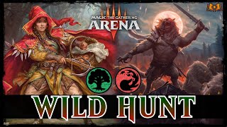 RED HOOD AND THE WOLVES  MTG Arena  Gruul Werewolf Aggro Stompy Enchantment Eldraine Standard Deck [upl. by Nerraw]