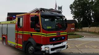 Botley Fire Station Volvo WrT Turn out [upl. by Civ182]