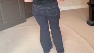 These fit GREAT Flared Leggings that look like jeans [upl. by Dnaltiak]